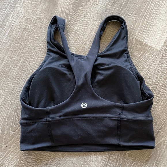lululemon athletica Black Long Line Sports Bra 6 - Picture 2 of 3